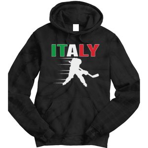 Italy Ice Hockey Fans Jersey Italian Hockey Team Supporter Tie Dye Hoodie