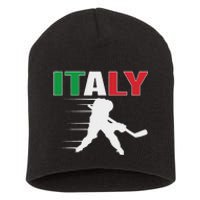 Italy Ice Hockey Fans Jersey Italian Hockey Team Supporter Short Acrylic Beanie