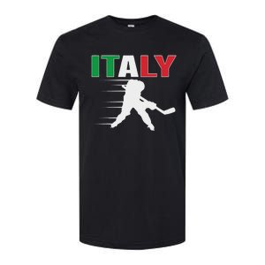 Italy Ice Hockey Fans Jersey Italian Hockey Team Supporter Softstyle CVC T-Shirt