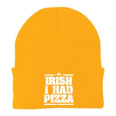 Irish I Had Another Pizza St St Patricks Day Knit Cap Winter Beanie