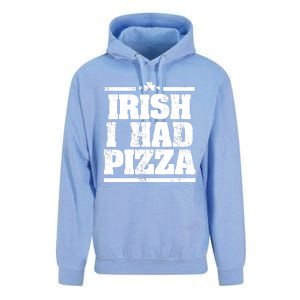 Irish I Had Another Pizza St St Patricks Day Unisex Surf Hoodie