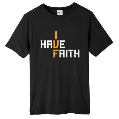 Ivf I Have Faith Ivf Mom Ivf Dad Transfer Day Tall Fusion ChromaSoft Performance T-Shirt