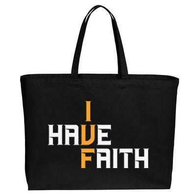 Ivf I Have Faith Ivf Mom Ivf Dad Transfer Day Cotton Canvas Jumbo Tote