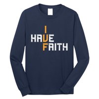 Ivf I Have Faith Ivf Mom Ivf Dad Transfer Day Long Sleeve Shirt