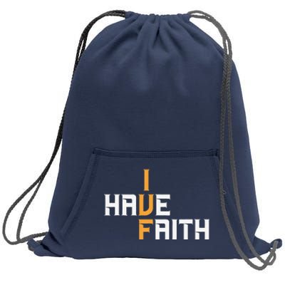 Ivf I Have Faith Ivf Mom Ivf Dad Transfer Day Sweatshirt Cinch Pack Bag