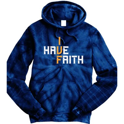 Ivf I Have Faith Ivf Mom Ivf Dad Transfer Day Tie Dye Hoodie