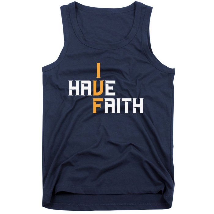 Ivf I Have Faith Ivf Mom Ivf Dad Transfer Day Tank Top