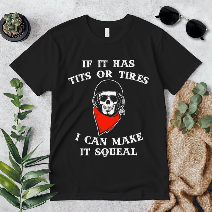 If It Has Tits Or Tires I Can Make It Squeal Funny Premium T-Shirt