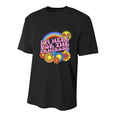 Inappropriate IM Here For The Gangbang Embarassing Adult Youth Performance Sprint T-Shirt