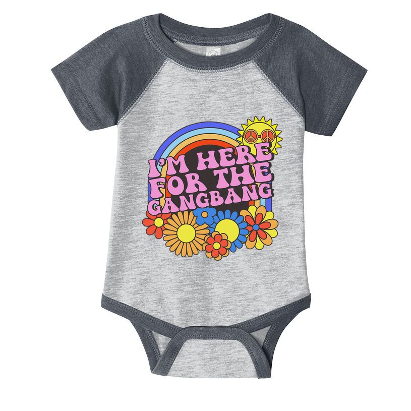 Inappropriate IM Here For The Gangbang Embarassing Adult Infant Baby Jersey Bodysuit