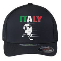 Italy Ice Hockey Fans Jersey Italian Hockey Team Supporter Flexfit Unipanel Trucker Cap