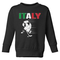 Italy Ice Hockey Fans Jersey Italian Hockey Team Supporter Toddler Sweatshirt