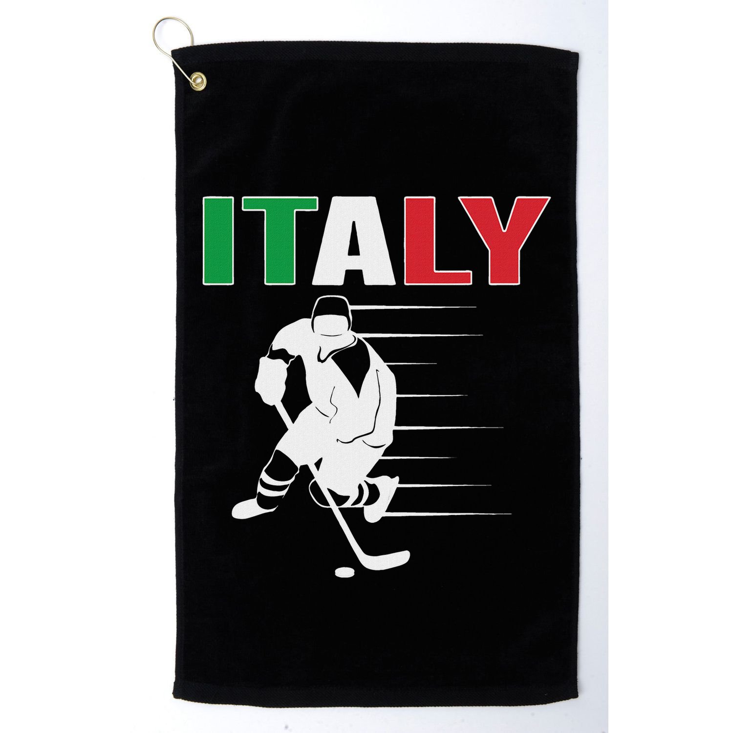 Italy Ice Hockey Fans Jersey Italian Hockey Team Supporter Golf Towel
