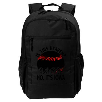 Is It Heaven No It's Iowa Baseball Lover Backpack