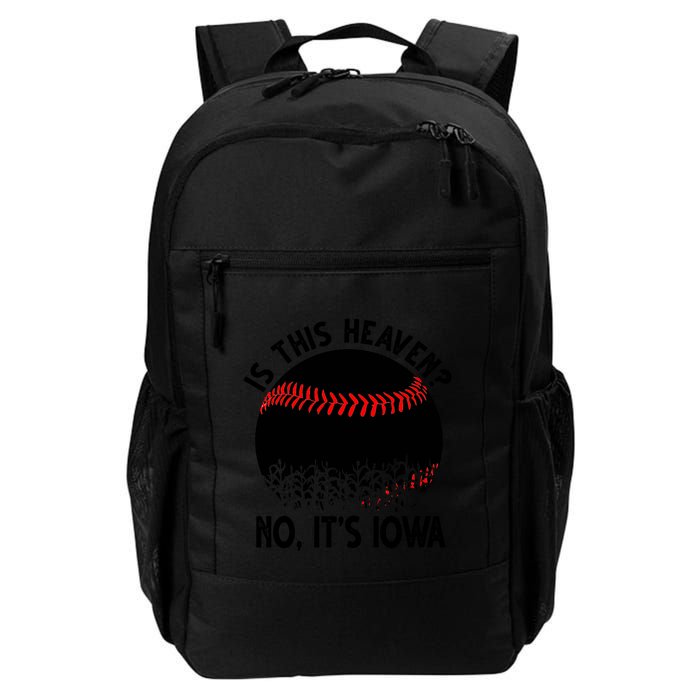 Is It Heaven No It's Iowa Baseball Lover Backpack