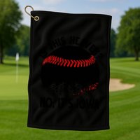 Is It Heaven No It's Iowa Baseball Lover Golf Towel