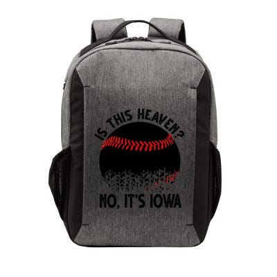 Is It Heaven No It's Iowa Baseball Lover Vector Backpack