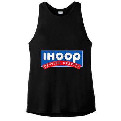 Ihoop I Hoop Defying Gravity Basketball & Basketballer Ladies PosiCharge Tri-Blend Wicking Tank