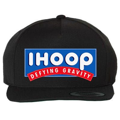 Ihoop I Hoop Defying Gravity Basketball & Basketballer Wool Snapback Cap