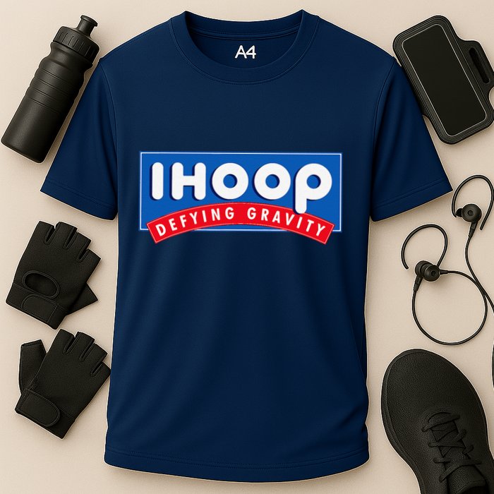 Ihoop I Hoop Defying Gravity Basketball & Basketballer Performance Shirt