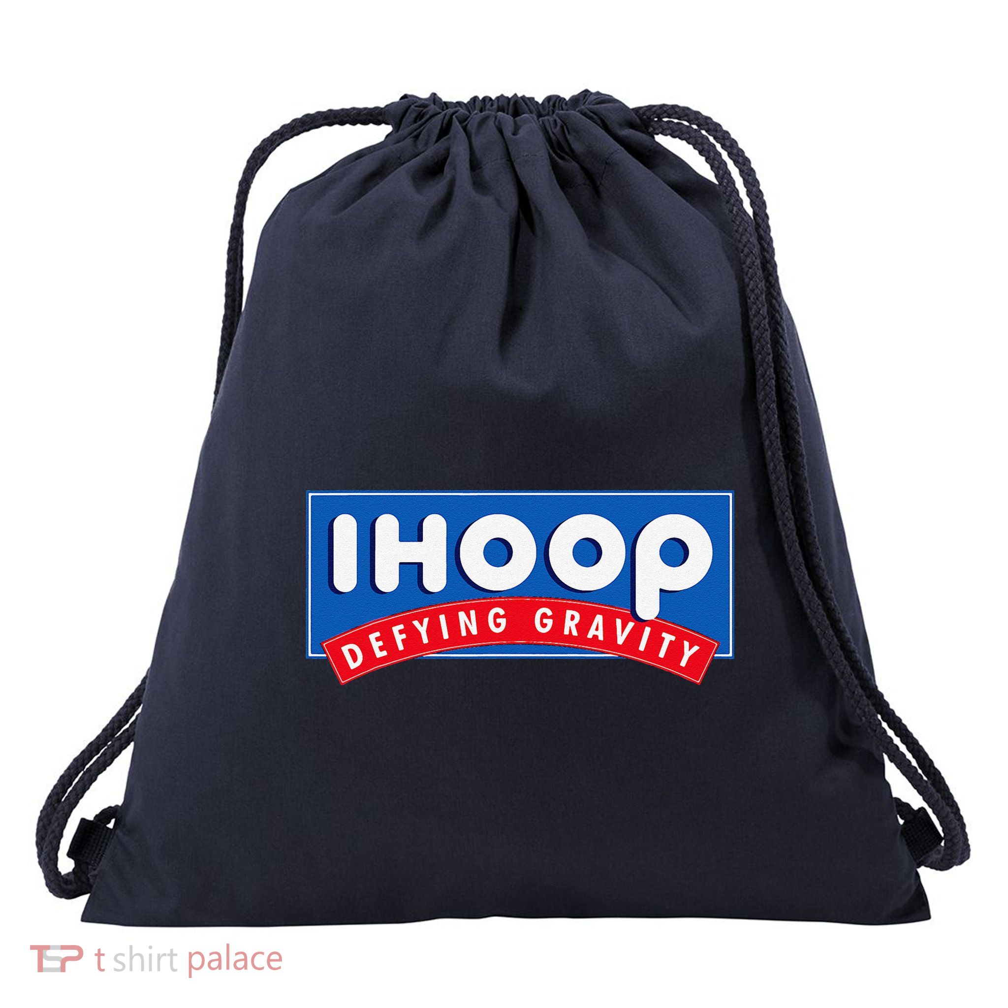 Ihoop I Hoop Defying Gravity Basketball & Basketballer Drawstring Bag