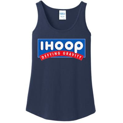 Ihoop I Hoop Defying Gravity Basketball & Basketballer Ladies Essential Tank