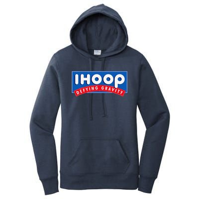 Ihoop I Hoop Defying Gravity Basketball & Basketballer Women's Pullover Hoodie