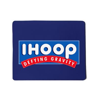 Ihoop I Hoop Defying Gravity Basketball & Basketballer Mousepad