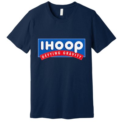 Ihoop I Hoop Defying Gravity Basketball & Basketballer Premium T-Shirt