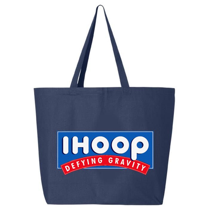 Ihoop I Hoop Defying Gravity Basketball & Basketballer 25L Jumbo Tote