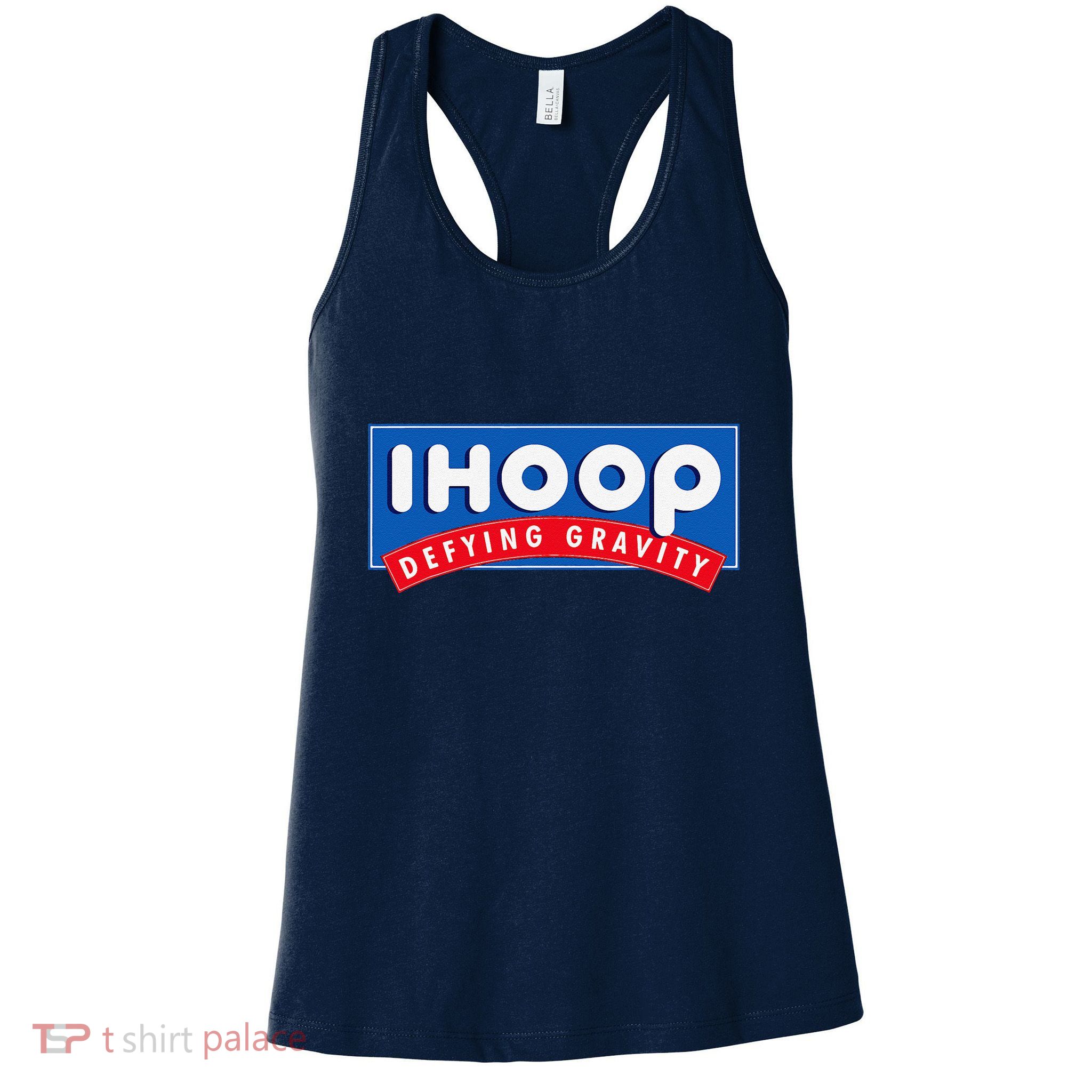 Ihoop I Hoop Defying Gravity Basketball & Basketballer Womens Tank Top