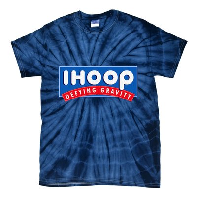 Ihoop I Hoop Defying Gravity Basketball & Basketballer Tie-Dye T-Shirt