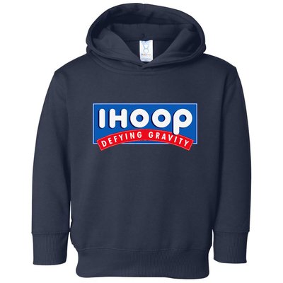 Ihoop I Hoop Defying Gravity Basketball & Basketballer Toddler Hoodie