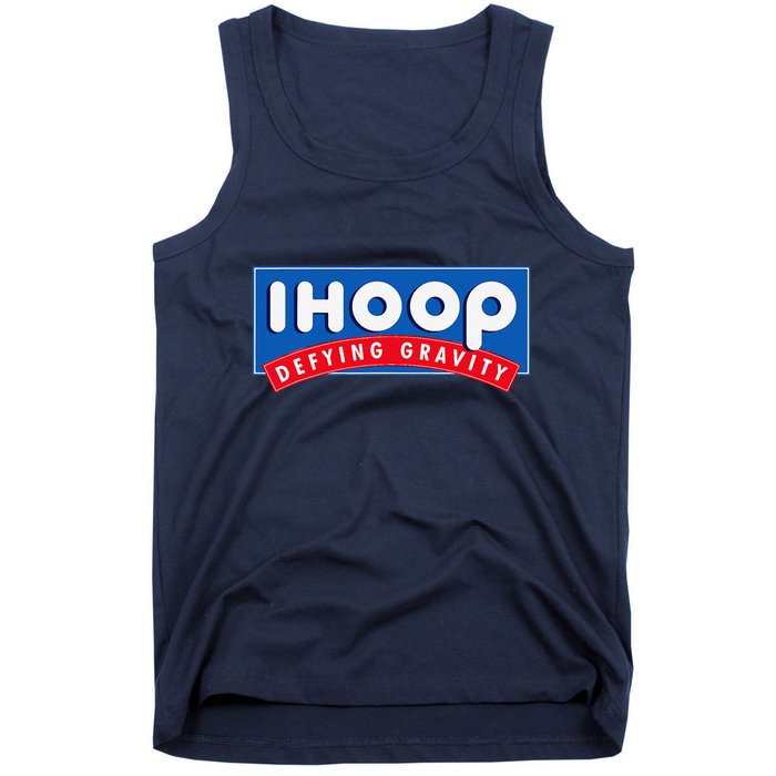Ihoop I Hoop Defying Gravity Basketball & Basketballer Tank Top