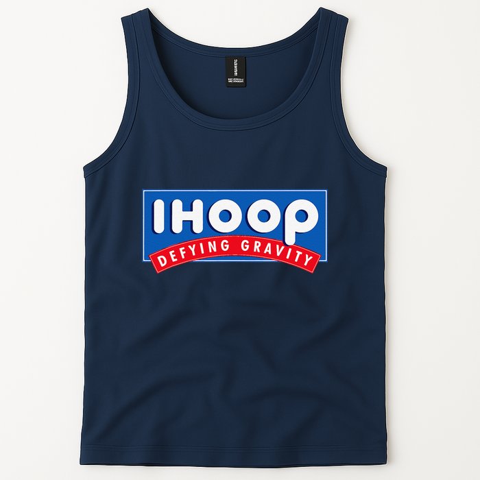 Ihoop I Hoop Defying Gravity Basketball & Basketballer Tank Top