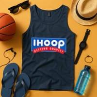Ihoop I Hoop Defying Gravity Basketball & Basketballer Tank Top