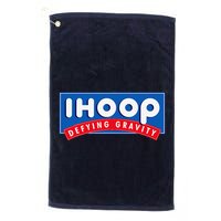 Ihoop I Hoop Defying Gravity Basketball & Basketballer Golf Towel