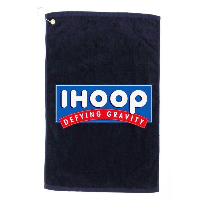 Ihoop I Hoop Defying Gravity Basketball & Basketballer Golf Towel