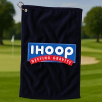 Ihoop I Hoop Defying Gravity Basketball & Basketballer Golf Towel