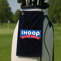 Ihoop I Hoop Defying Gravity Basketball & Basketballer Golf Towel