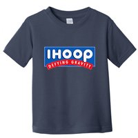 Ihoop I Hoop Defying Gravity Basketball & Basketballer Toddler T-Shirt