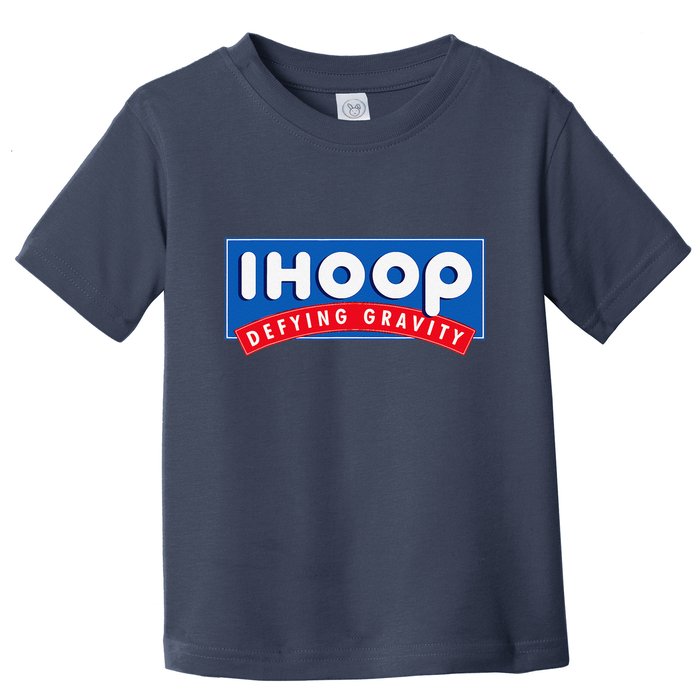 Ihoop I Hoop Defying Gravity Basketball & Basketballer Toddler T-Shirt