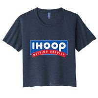 Ihoop I Hoop Defying Gravity Basketball & Basketballer Crop Top