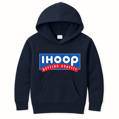Ihoop I Hoop Defying Gravity Basketball & Basketballer Kids Hoodie