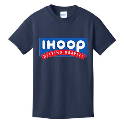Ihoop I Hoop Defying Gravity Basketball & Basketballer Kids T-Shirt
