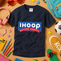 Ihoop I Hoop Defying Gravity Basketball & Basketballer Kids T-Shirt