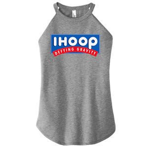 Ihoop I Hoop Defying Gravity Basketball & Basketballer Women's Perfect Tri Rocker Tank