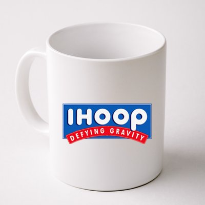 Ihoop I Hoop Defying Gravity Basketball & Basketballer Coffee Mug