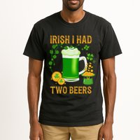Irish I Had Two Beers St PatrickS Day Shamrock Ireland Tall T-Shirt