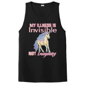 Invisible Illness Humor Unicorn Chronic Pain Disability PosiCharge Competitor Tank